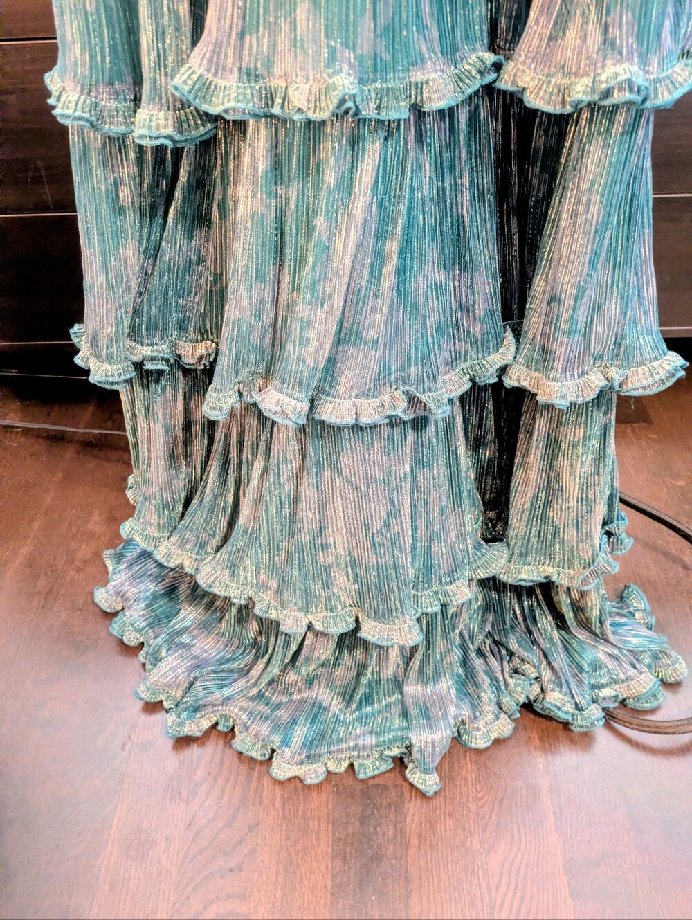 Flying Tomato Teal Green Tiered Ruffle Maxi Dress - Picture 3 of 8